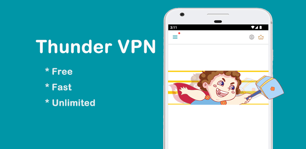 Thunder VPN v5.5.4.0 MOD APK (VIP Unlocked)
