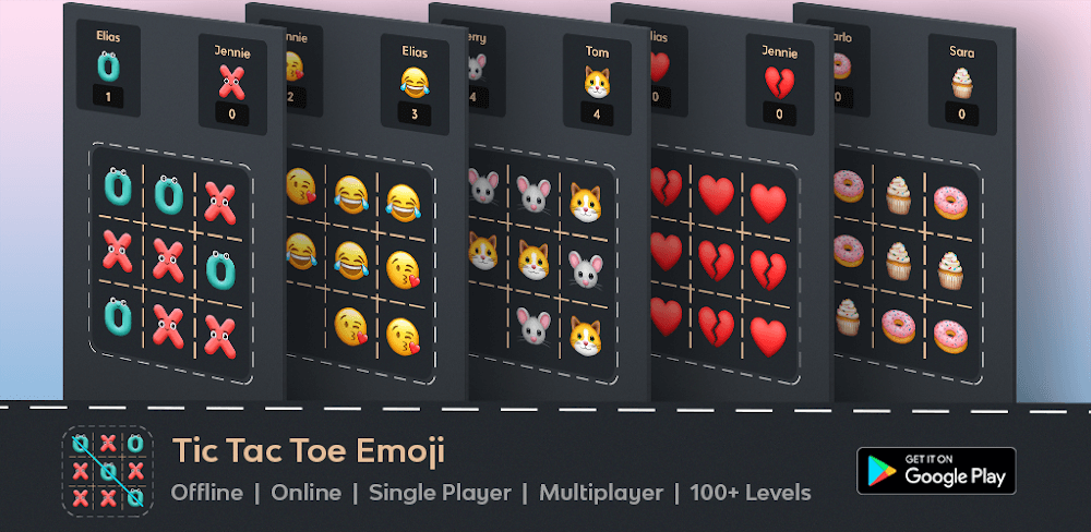 Tic Tac Toe Emoji v7.5 MOD APK (No ADS)