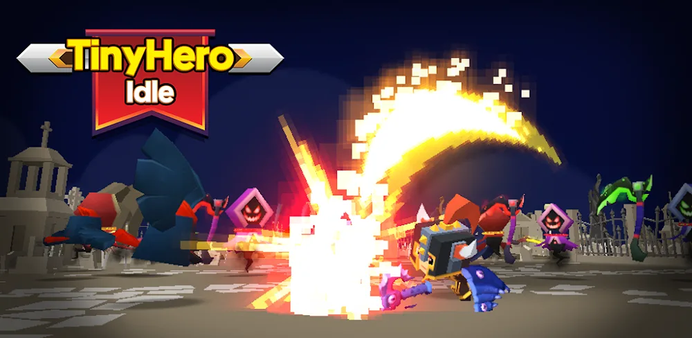 Tiny Hero Idle v1.1.3.2 MOD APK (Damage Multiplier, God Mode)