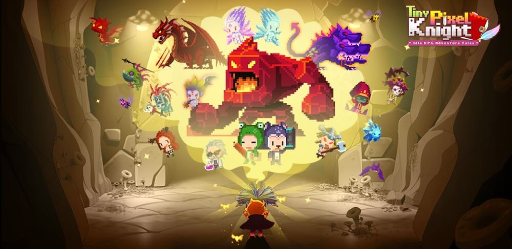 Tiny Pixel Knight v1.1.0.3 MOD APK (Damage Multiplier, Unlimited Currency)
