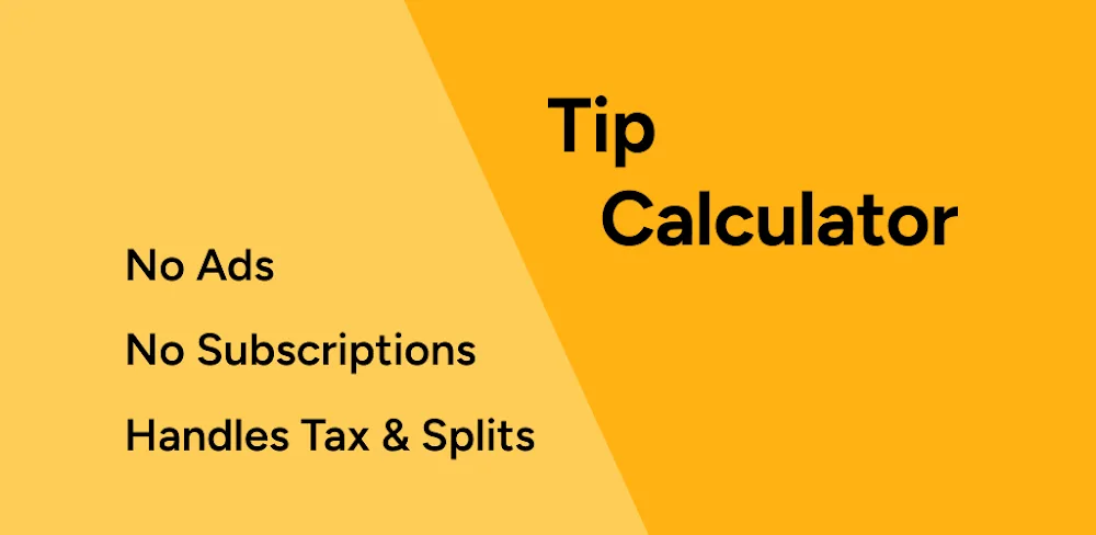 Tip Calculator — Clean, Simple  v11.11.0.2 MOD APK (Premium Unlocked)