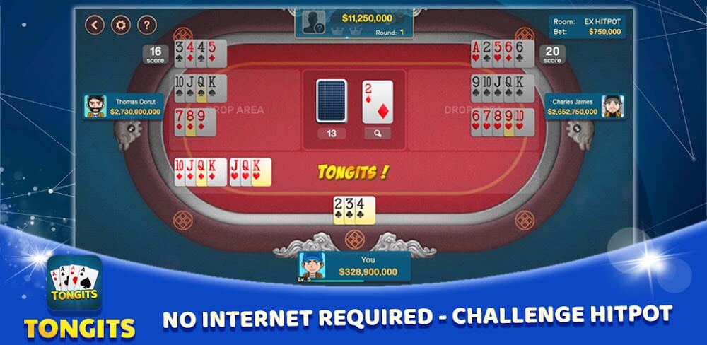 Tongits Offline v2.2.2.3 MOD APK (Free Rewards)