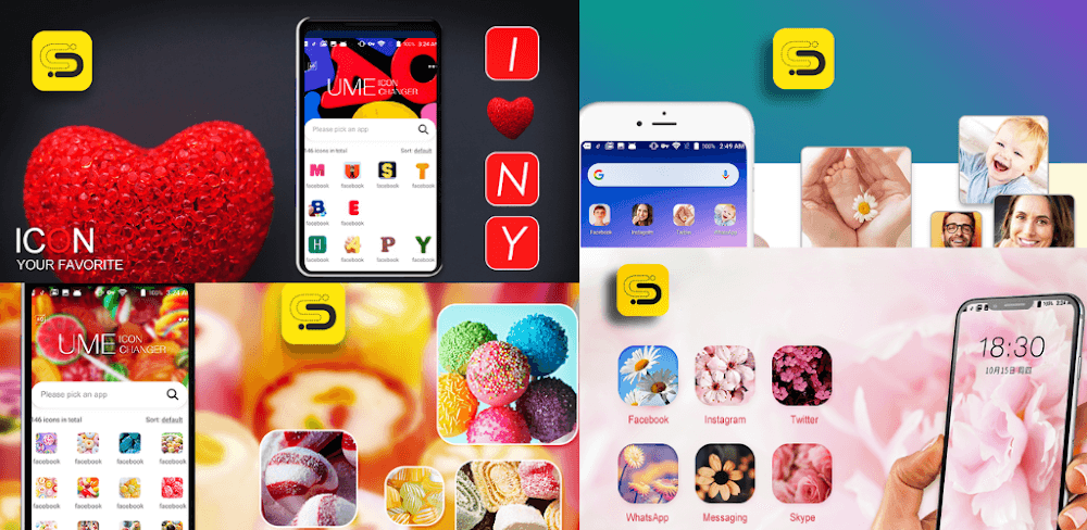 Ume Icon Changer v1.1.3.7 MOD APK (Premium Unlocked)