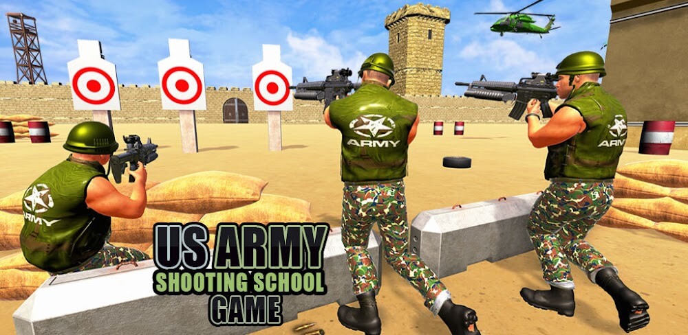 US Army Training Shooting Camp v1.1.5.5 MOD APK (God Mode, Dumb Enemy)