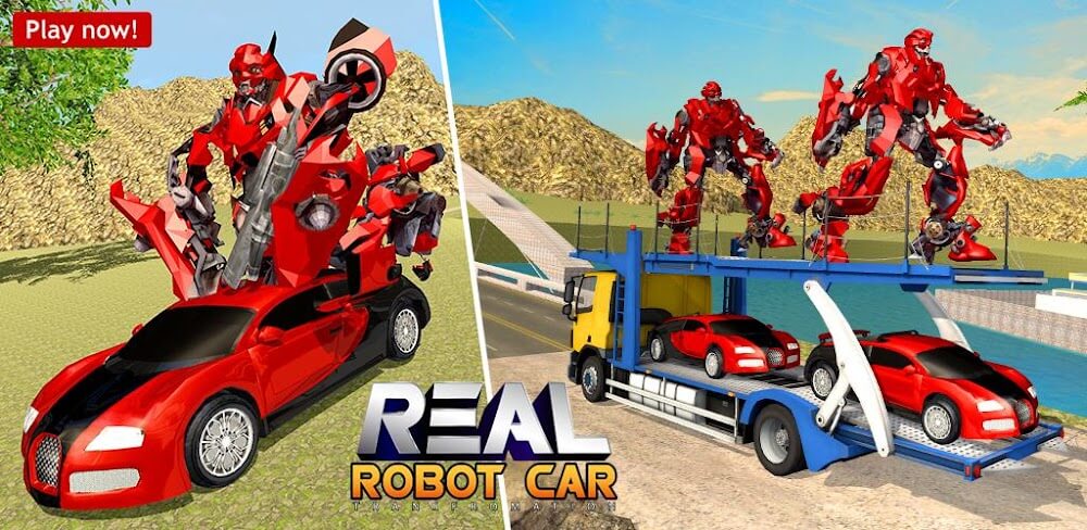 US Robot Transform Car Driving v1.1.0.8 MOD APK (Unlimited Money)