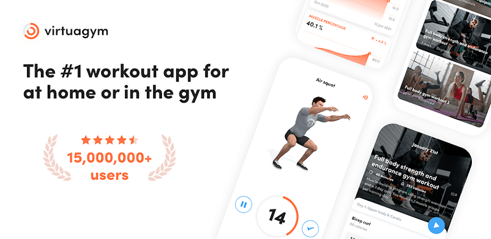 Virtuagym Fitness v12.12.0.4 MOD APK (Pro Unlocked)