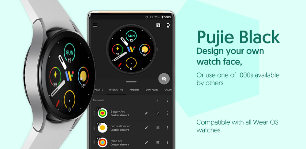 Watch Faces – Pujie – Premium v6.6.5.14 APK (Full Version)