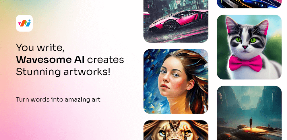 Wavesome.AI Image Generator v2.2.0.13 MOD APK (Premium Unlocked)