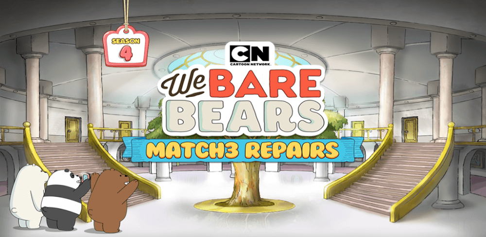 We Bare Bears Match3 Repairs v3.3.0.9 MOD APK (Unlimited Stars)