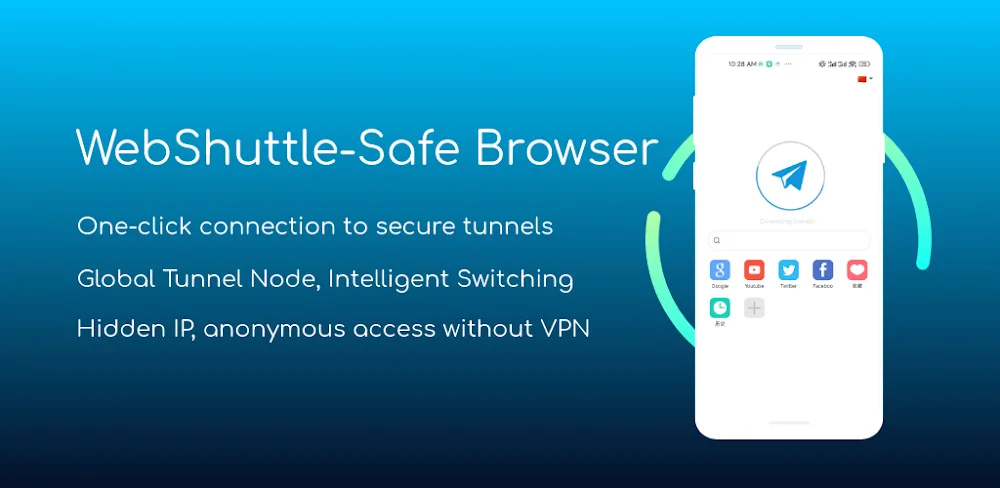 WebShuttle – Private Browser v3.3.7.8 MOD APK (Premium Unlocked)