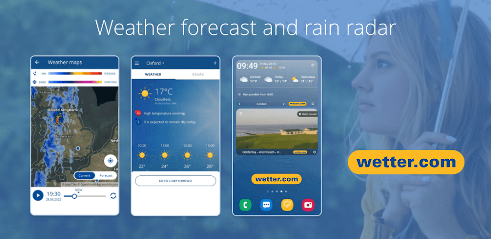 wetter.com v2.2.75.0 MOD APK (Premium Unlocked)