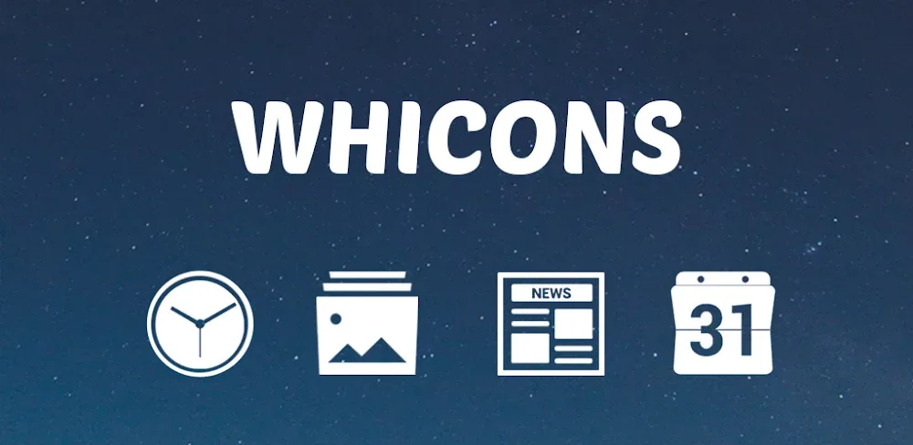 Whicons – White Icon Pack v25.25.0.51 APK (Full Version)