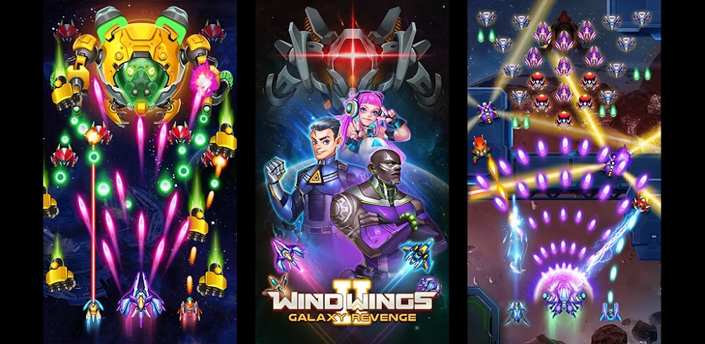 WindWings 2: Galaxy Revenge MOD APK v0.0.0.510 (Unlimited Money)