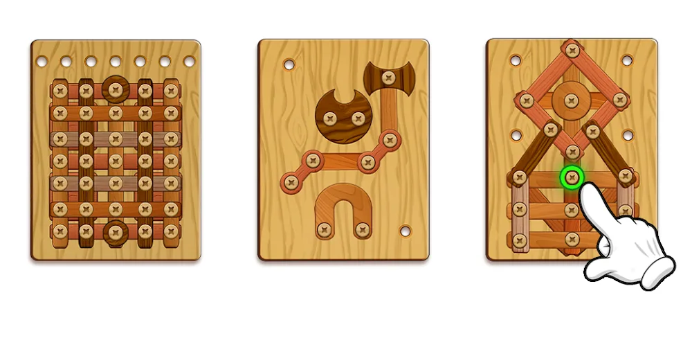 Wood Nuts & Bolts Puzzle v13.2 MOD APK (Unlimited Money)