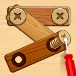 Wood Screw Puzzle v6.6.0.0 MOD APK (Menu, Unlimited Money, Tickets, No ADS)