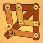 Wooden Screw: Nuts and Bolts v1.1.7.8 MOD APK (Unlimited Tickets, Gold, Remove Ads)