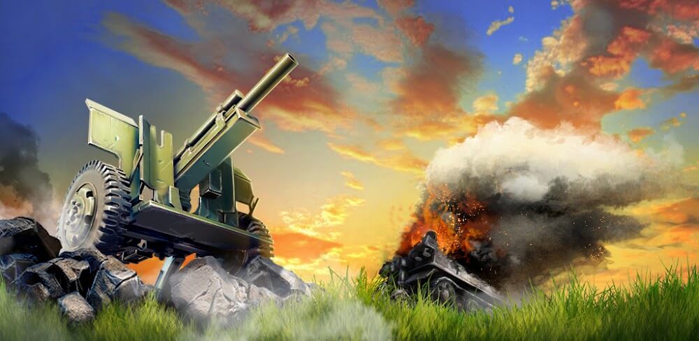 World of Artillery: Cannon v2.2.0.26 MOD APK (Freeze Gold, Unlocked Cannon)