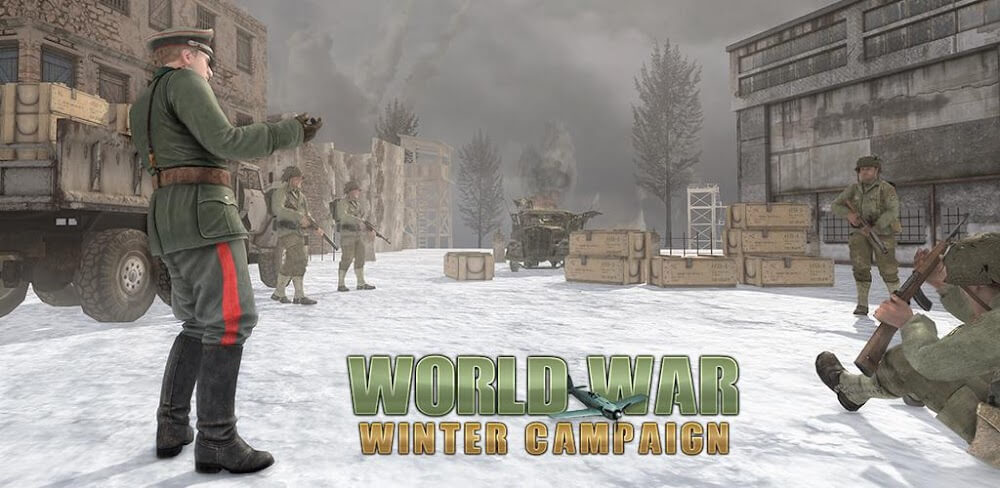 World War 2 Winter Heroes v1.1.4.3 MOD APK (Dumb Enemy, God Mode)