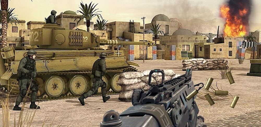 World War Pacific Gun v7.0 MOD APK (God Mode, Dumb Enemy)