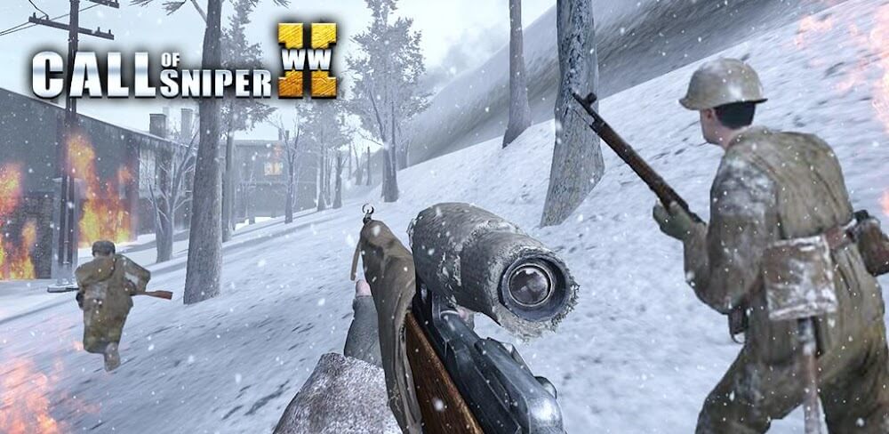 Call of Sniper WW2 v3.3.8.1 MOD APK (God Mode, Dumb Enemy)
