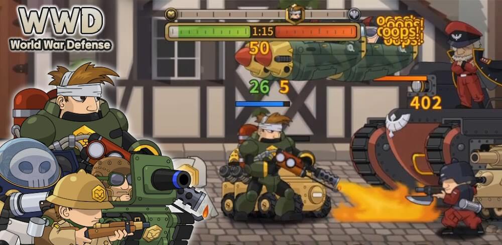 WWD: World War Defense Battle v1.1.16.2 MOD APK (Unlimited Money)