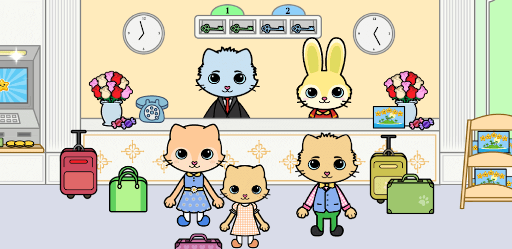 Yasa Pets Hotel v2.4 MOD APK (Free Rewards)