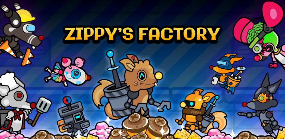 Zippy’s Factory v2.4 MOD APK (Menu, Damage, God Mode, Free Purchase)