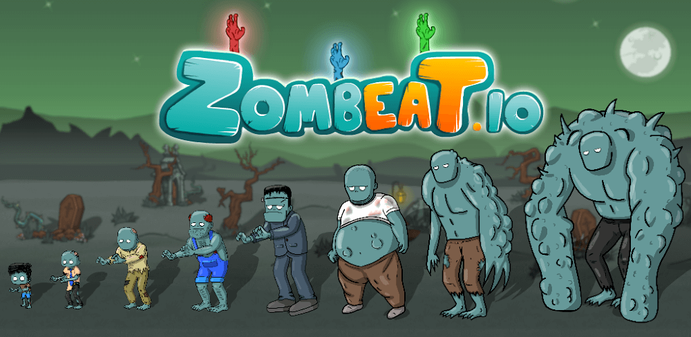 Zombeat.io v2.2.2.8 MOD APK (Make 1M Coins, Speed Movement kills/Score x10, No-ADS)