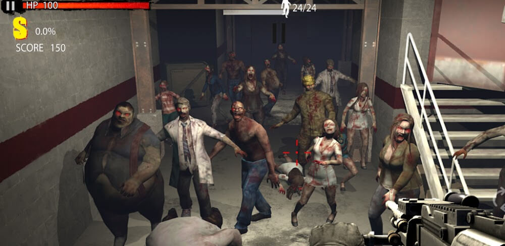 Zombie Hunter D-Day v1.1.0.920 MOD APK (Unlimited Money, One Hit, God Mode)