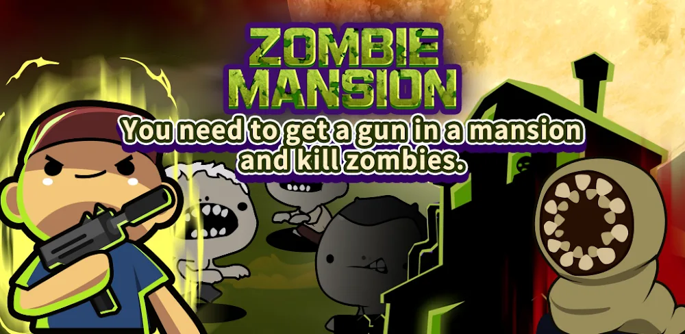 Zombie Mansion v1.1.0.10 MOD APK (Menu, Increased Gold, Health)