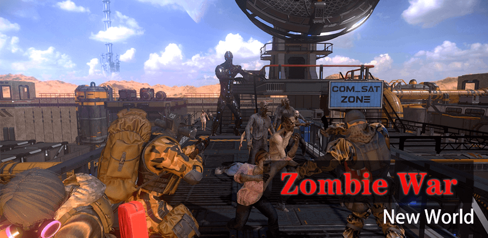Zombie War: New World MOD APK v1.1.145.1 (God Mod, One Hit, MoveSpeed)
