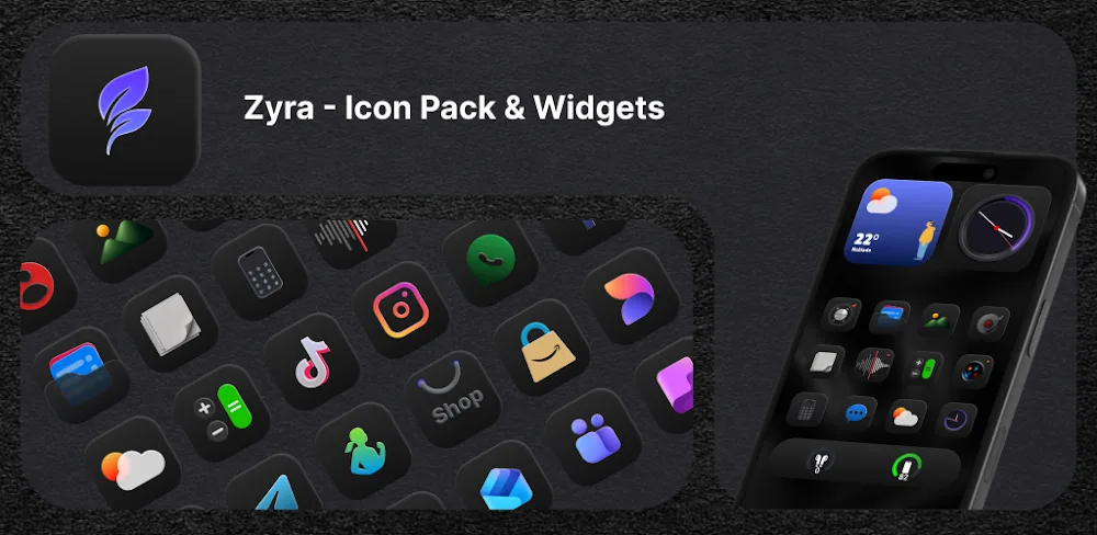 Zyra Icon Pack v2.2 APK (Full Version)