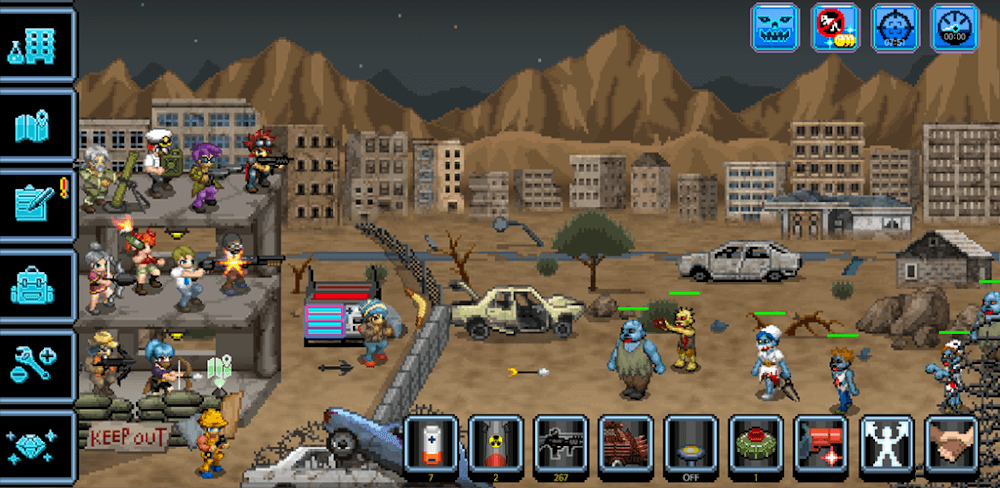 1.1.17 DAYS Zombie Apocalypse MOD APK v1.1.17 (Free Upgrade, Gold Drop)