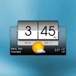 3D flip clock & weather v9.9.06.0 MOD APK (Premium Unlocked)