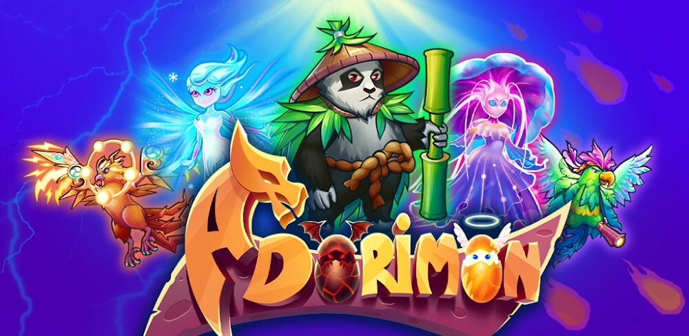 Adorimon MOD APK v1.1.1.1009 (Unlimited Resources, Free Card)