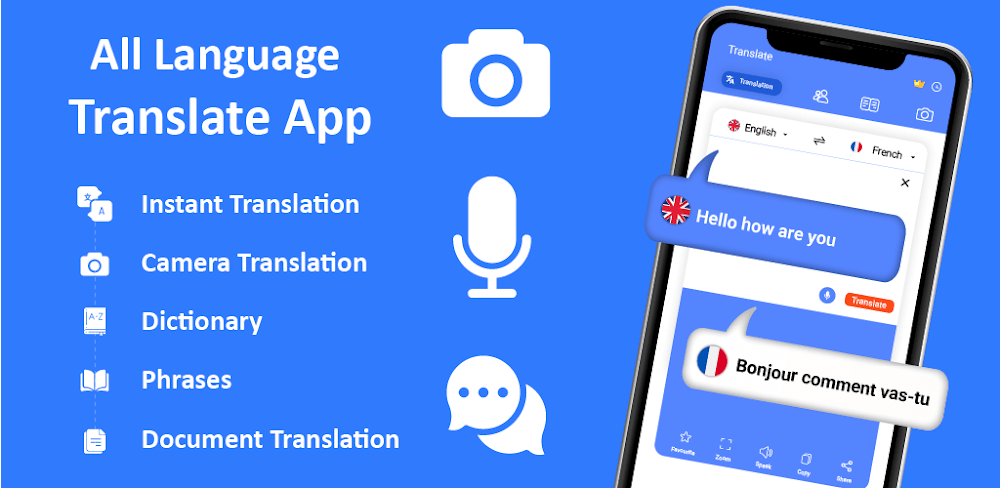 All Language Translate App v5.2 MOD APK (Premium Unlocked)
