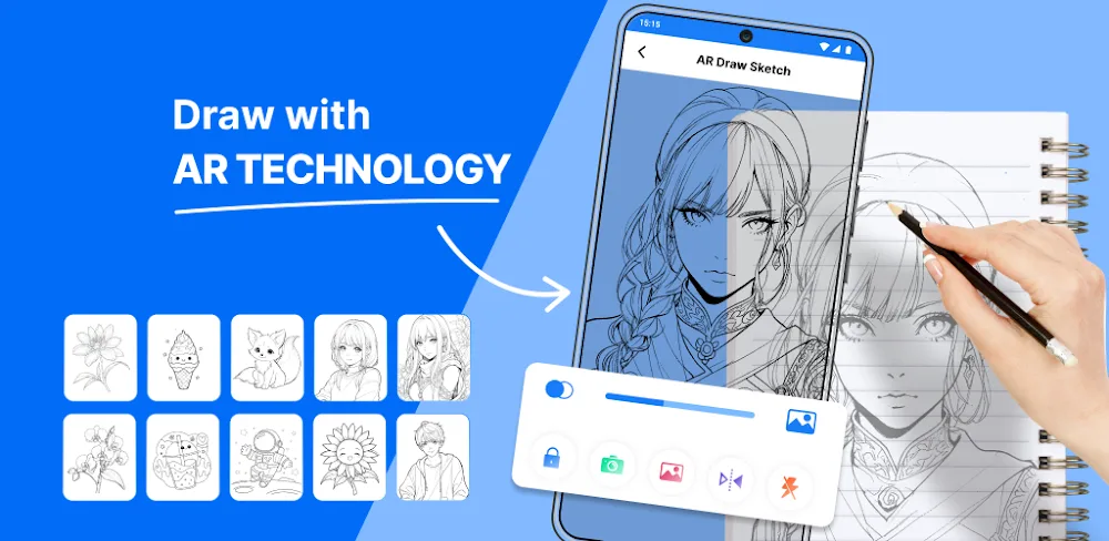 AR Draw Sketch v3.3.0.3 MOD APK (Premium Unlocked)