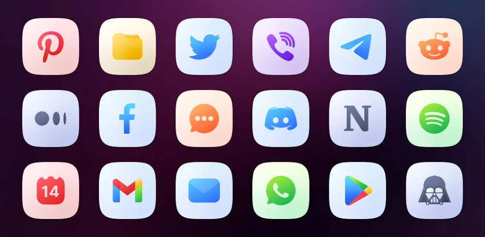 Ares Light: Pastel Icon Pack v2.2.1.6 APK (Full Version)