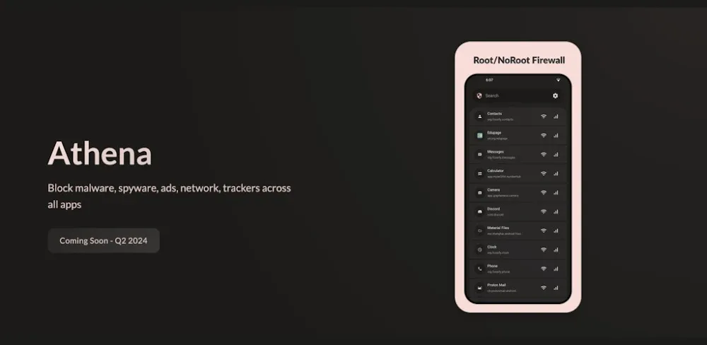 Athena: Firewall & Adblocker MOD APK v1.80 (Premium Unlocked)