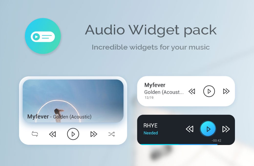 Audio Widget Pack v2.2.5.1 MOD APK (Premium Unlocked)