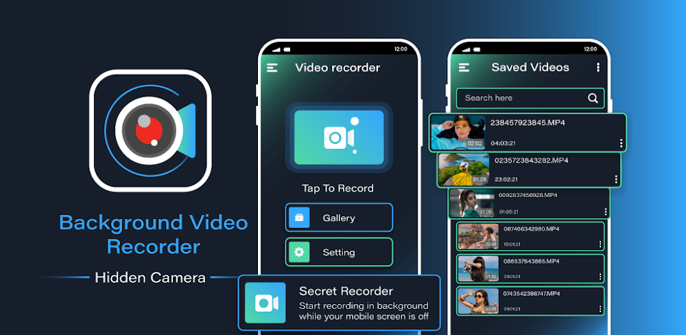 Background Video Recorder Cam v35.2 MOD APK (Premium Unlocked)