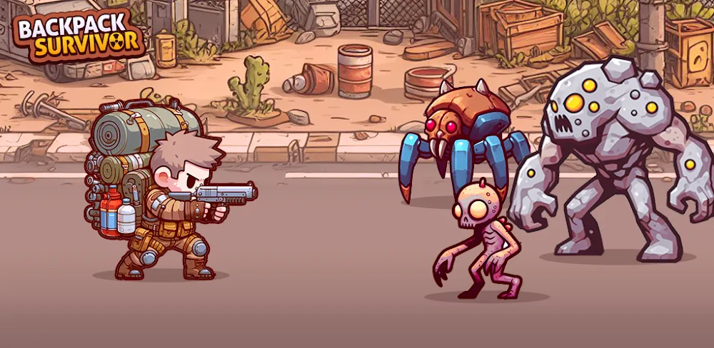 Backpack Survivor: Idle RPG v0.0.0.6 MOD APK (Menu, Damage, EXP Multiplier, God Mode)