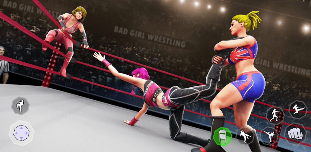 Bad Girls Wrestling Game v6.5 MOD APK (Unlock Character, High Gold)