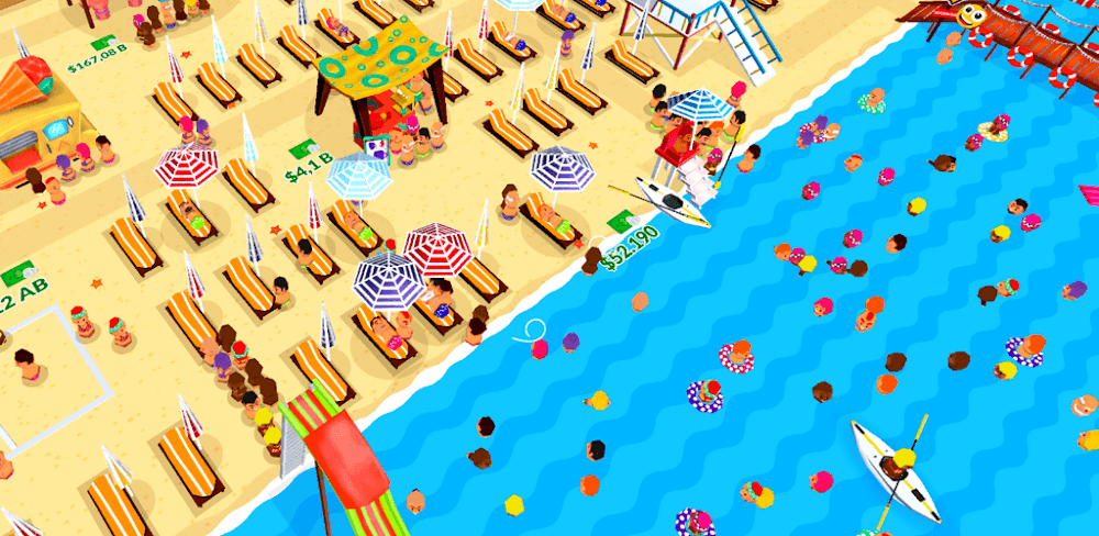 Beach Club Tycoon v1.1.3.5 MOD APK (Collect Crystal Multiplier)