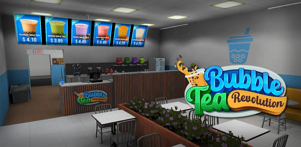 Bubble Tea Revolution v1.19 MOD APK (Menu, High EXP, Money Gain, ADs Removed)