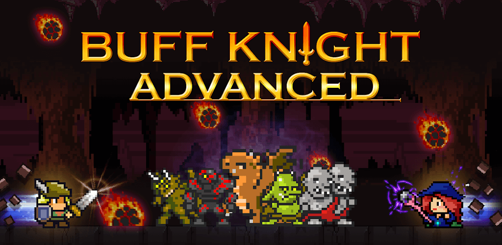 Buff Knight Advanced MOD APK v1.1.2.3 (Unlimited Gems, Keys, Mana)