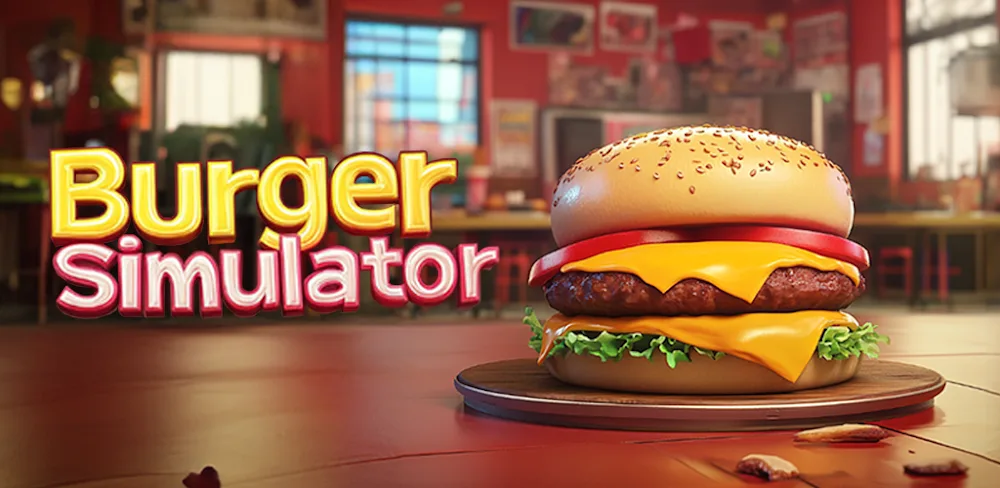 Burger Simulator! v21.21.1.0 MOD APK (Money, Exp, No Ads)