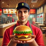 Burger Simulator! v21.21.1.0 MOD APK (Money, Exp, No Ads)