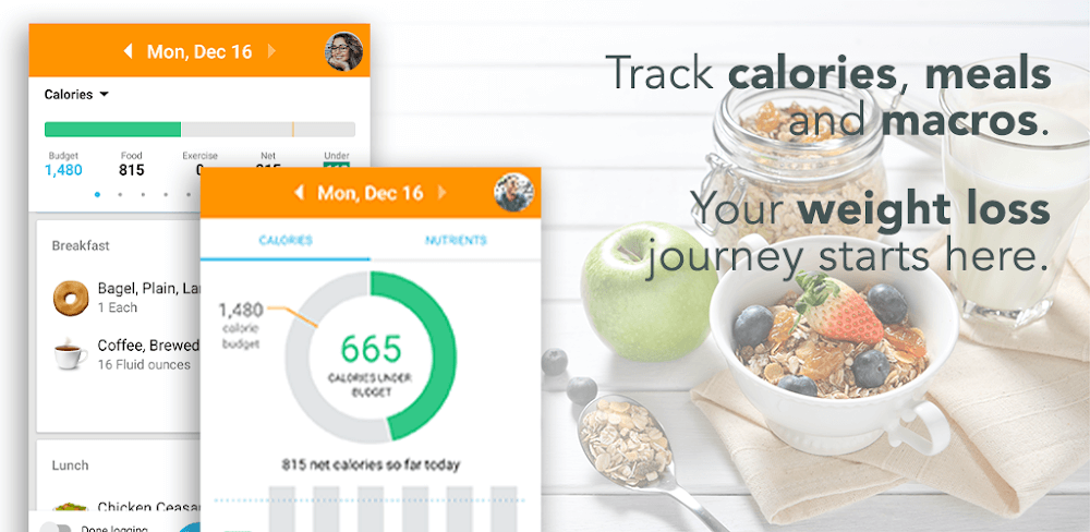 Calorie Counter by Lose It! v18.18.2.101 MOD APK (Subscribed Unlocked)