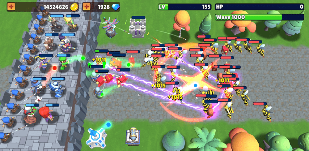 Castle Rivals v1.1.4.0 MOD APK (Unlimited Diamonds, Crystals, Level Up Heroes Give Golds)